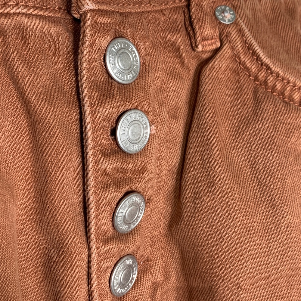 Free People We The Free Womens Jean Skirt Denim 26 - Picture 7 of 10